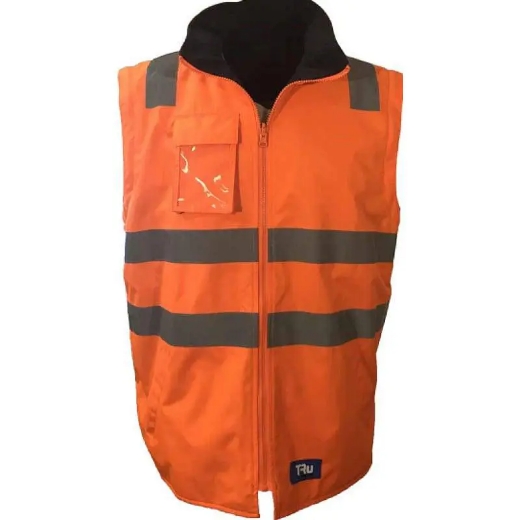 Picture of Tru Workwear, Rain Jacket, Removable Sleeves, Tape